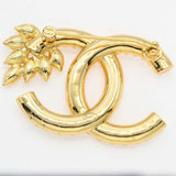 CHANEL シャネル ブローチ ココマーク B22K ラインストーン ゴールドカラー アクセサリー 26k470-1