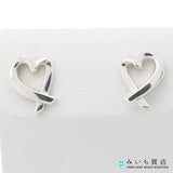TIFFANY＆Co. ティファニー ラビングハート ピアス パロマ ピカソ 925 シルバー アクセサリー 約1.5g H14800