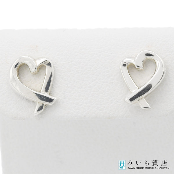 TIFFANY＆Co. ティファニー ラビングハート ピアス パロマ ピカソ 925 シルバー アクセサリー 約1.5g H14800