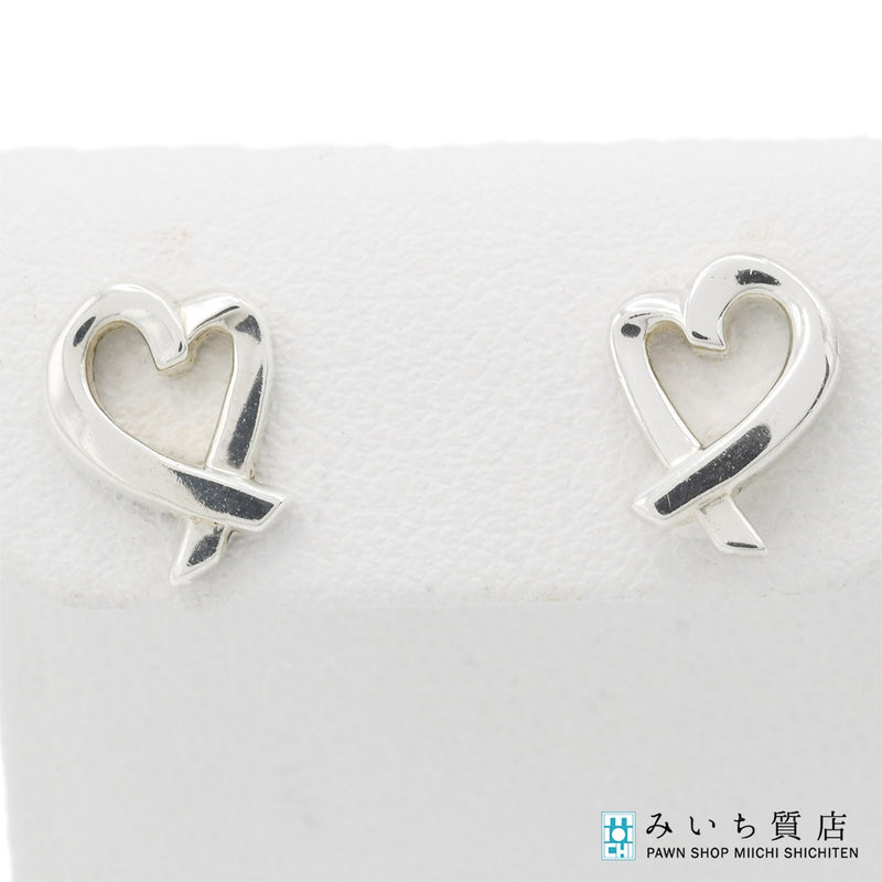 TIFFANY＆Co. ティファニー ラビングハート ピアス パロマ ピカソ 925 シルバー アクセサリー 約1.5g H14800