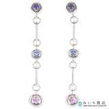 仕上済 CHAUMET ショーメ ピアス アノー サファイア ー 750 18K 9.7g ジュエリー gen106