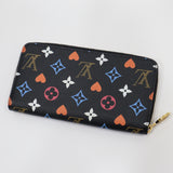 LOUIS VUITTON ルイヴィトン LV M80323 コレクション ジッピーウォレット ゲームオン 財布 ブラック系 袋 H18939