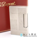 S.T. Dupont デュポン ガスライター ライン2 ヘアライン ローラー式 喫煙具着火未確認 H7149