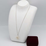 MIKIMOTO ミキモト ネックレス シルバー SV パール アクセサリー ケース有 H25511