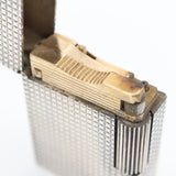 S.T.Dupont デュポン ガスライター LINE1S ライン1S ショート ローラー式 ダイヤモンドヘッド シルバーカラー 着火未確認 H2985