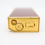 Cartier カルティエ  must de Cartier ガスライター 喫煙具 ヴィンテージ 着火未確認 ボルドー 箱・石あり M4306