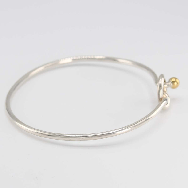 TIFFANY&Co ティファニー ブレスレット バングル ラブノット シルバー 925 ゴールド 750 約6.7g アクセサリー H18735
