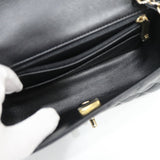 CHANEL シャネル A69900-Y04059 ミニクラシック チェーンショルダーバッグ マトラッセ ブラック 箱・保管袋有 25k1127-1