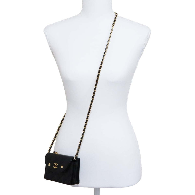 CHANEL シャネル ミニ チェーンウォレット マトラッセ ココマーク 星