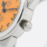 稼働 腕時計 MHR MAHARA マハラ BA2-4433 自動巻き オレンジ色文字盤 H20724