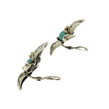 TIFFANY&Co ティファニー イヤリング ターコイズ ヴィンテージ 925 750 総重量約20.3g アクセサリー gen157