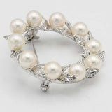 MIKIMOTO ミキモト ブローチ パール シルバー 約6.7g アクセサリー 箱ケース H24747