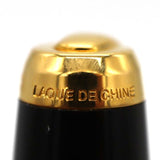 S.T. Dupont デュポン ボールペン シャープペンシル LAQUE DE CHINE ツイスト式 回転 黒 文房具 筆記確認済 H8169