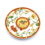 HERMES エルメス SIESTA シエスタ デミタス 花と蝶 カップ＆ソーサー 2客セット 食器 26k270-4