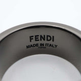 FENDI フェンディ リング FFモチーフ ルテニウム メタルブラック 7AJ193B08F01LK 指輪 XSサイズ 15.5号 箱 J613