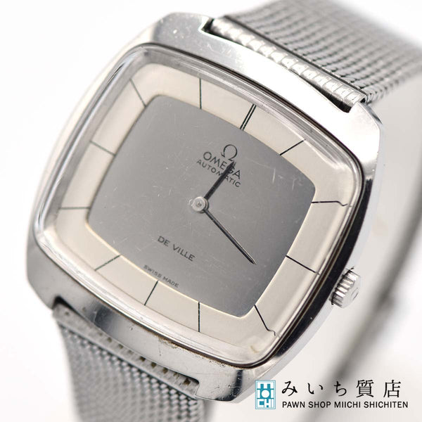 稼働 腕時計 OMEGA オメガ DE VILLE デビル cal.711 151.0051 自動巻き スクエア シルバー色文字盤 k1179
