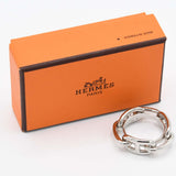 HERMES エルメス スカーフリング 90 レガート ルガテ シェーヌダンクル シルバーカラー 箱 H22180
