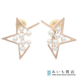 仕上げ済 TASAKI タサキ イヤリング アブストラクト スター SG750 パール 6.5g アクセサリー箱有 d188