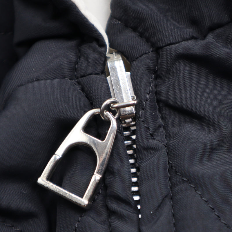 HERMES エルメス ジャケット リバーシブル S ブラック×ホワイト レディース 服 H21045