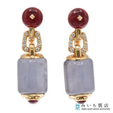 仕上げ済 BVLGARI ブルガリ イヤリング ミューザ ダイヤ 750 約22.1g ジュエリー H21701
