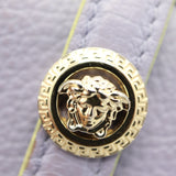 VERSACE ヴェルサーチ メデューサ 長財布 財布 二つ折り パープル×イエロー H384