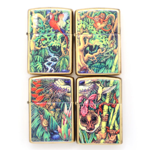 未使用 ZIPPO ジッポ  Mysteries of the Forest ミステリー オブ ザ フォレスト 4点セット オイルライター 喫煙具 H12684-1
