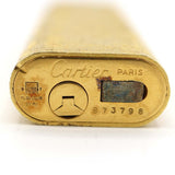 Cartier カルティエ ガスライター ゴールドカラー オーバル 喫煙具 着火未確認 箱有 yo1261