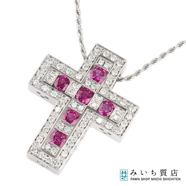 仕上げ済 DAMIANI ダミアーニ ネックレス ベルエポック Mサイズ ルビー 13.4g ジュエリー H1165