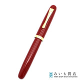 未使用 WARRANTED ワランテッド 万年筆 酒井栄助 14K レッド 文房具 筆記用具 木箱 yo747