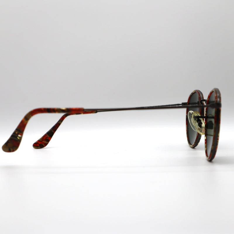 レイバン Ray Ban サングラス w1677 USA ラウンド 度なし ヴィンテージ OLD RAY BAN マーブル模様 M3416