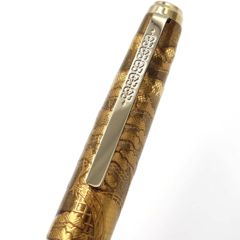未使用 SAILOR セーラー 万年筆 加賀 高蒔絵 ペン先18K 筆記用具 文具 M1361