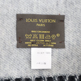 LOUIS VUITTON LV ルイヴィトン マフラー M71040 モノグラム カシミヤ100％ ブラック グレー 服飾小物 ok1568