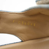 CHANEL シャネル ダッドサンダル デニム G36043 サイズ37C 24cm マトラッセ ステッチ 靴 袋 H21466