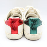 GUCCI グッチ 438218 スニーカー エース シェリーライン フェイクパール サイズ36 ホワイト系 箱・保管袋有 ok1216