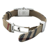 稼働 腕時計 BURBERRY バーバリー BU1510 ノバチェック柄 シャンパンゴールド色文字盤 2026.5電池交換済 J16