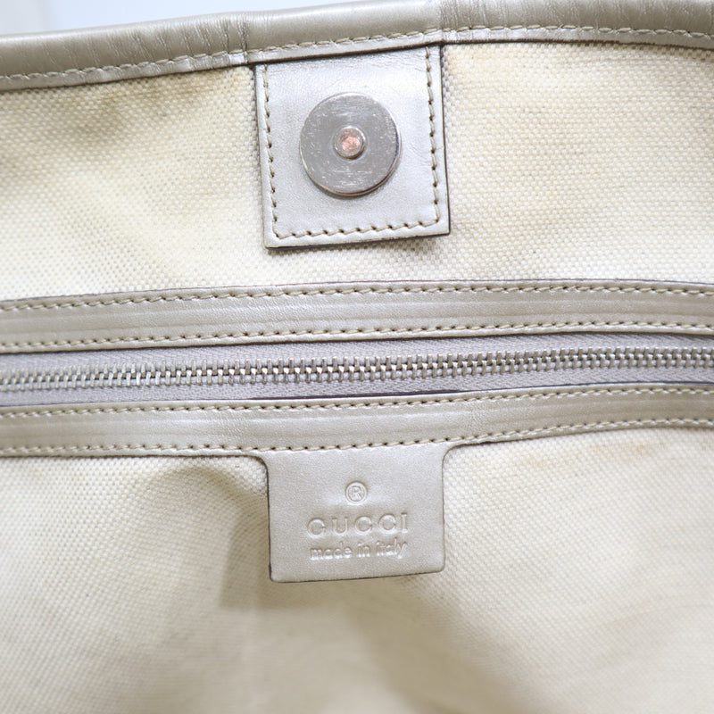 GUCCI グッチ トートバッグ 197953 GG シルバー ハンドバッグ レディース M3818