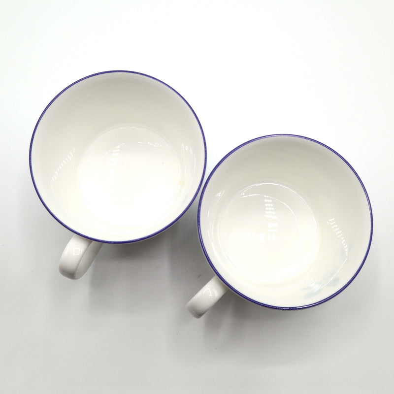 未使用 WEDGWOOD ウェッジウッド カップ＆ソーサー 2客セット ストロベリーブルー 食器 M4132