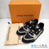 LOUIS VUITTON LV ルイヴィトン スニーカー サイズ8 トレイナーライン ブラック グレー  靴 箱袋 23s256-1