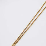 Christian Dior ディオール ネックレス GP ハート ネックレス 約7g アクセサリー 箱有 H11592