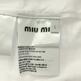 miumiu ミュウミュウ Tシャツ 半袖 トップス 猫 ネコ キャット サイズS 綿100 ホワイト系 H18922