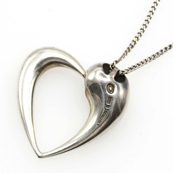 25k651-7 GEORG JENSEN ジョージジェンセン ハート アーチスト ネックレス 約12.2g 25k651-7