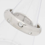 仕上済 TIFFANY＆Co. ティファニー ドッツリング 指輪 PT950 プラチナ ダイヤ 約9.5号 約7.1g ジュエリー アクセサリー ◆ 箱 k762