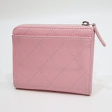 CHANEL シャネル AP4921 ココマーク ミニウォレット ジップウォレット ミニ財布 財布 L字 ピンク 袋 H24899