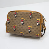GUCCI グッチ ミッキー ショルダーバッグ 602536 GGスプリーム ディズニーコラボ バッグ ブラウン M3832