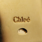 Chloe クロエ ピアス トライアングル 三角型 約30.8g ゴールドカラー アクセサリー 24k518-2