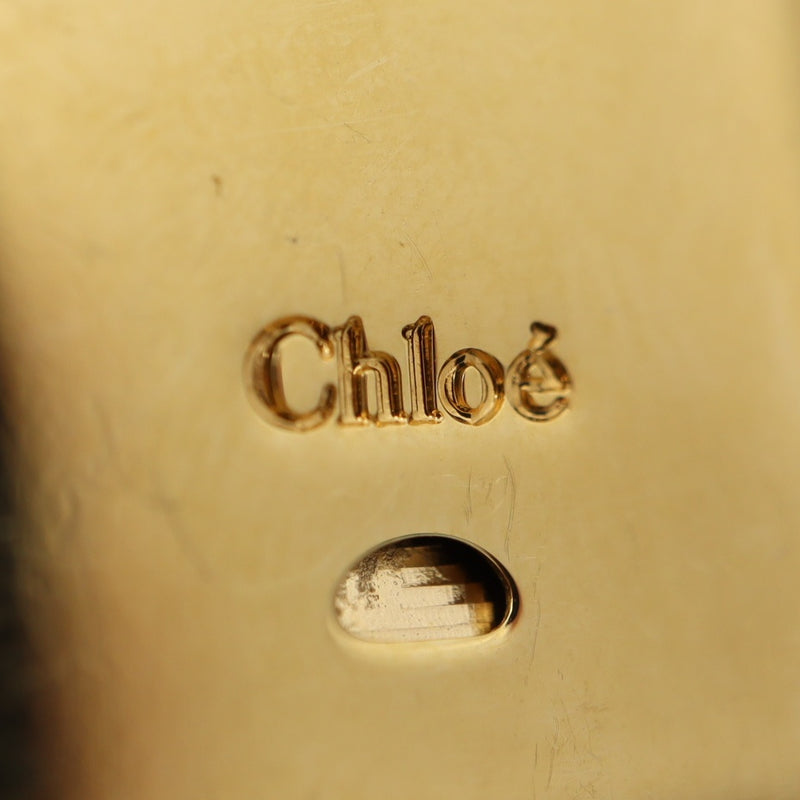 Chloe クロエ ピアス トライアングル 三角型 約30.8g ゴールドカラー アクセサリー 24k518-2