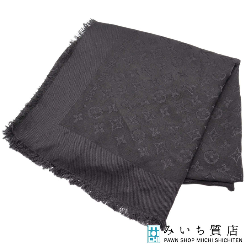 LOUIS VUITTON LV ルイヴィトン ストール マフラー グレー系 レディース 服飾小物 H19957