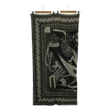 未使用 HERMES エルメス カレジェアン140 ズアヴとドラゴン Zouaves et Dragons バンダナ 大判ストール ブラック系 箱有 H18426