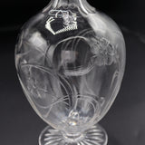 Baccarat オールドバカラ 花文グラヴィール6客 デキャンタ セット NO1214-0032 箱有 25k1161-3