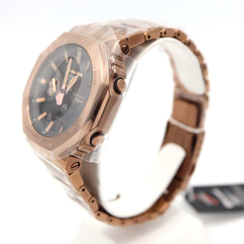 未使用 腕時計 稼働品 CASIO カシオ GM-B2100GD-5AER 5691モデル G-SHOCK Gショック タフソーラー フルメタル 黒色文字盤 23s919-1